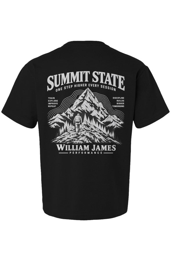 William James Heavyweight Boxy Tee SUMMIT STATE